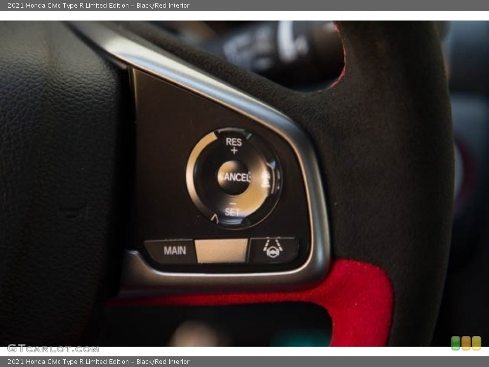 Black/Red Interior Steering Wheel for the 2021 Honda Civic Type R Limited Edition #141776912