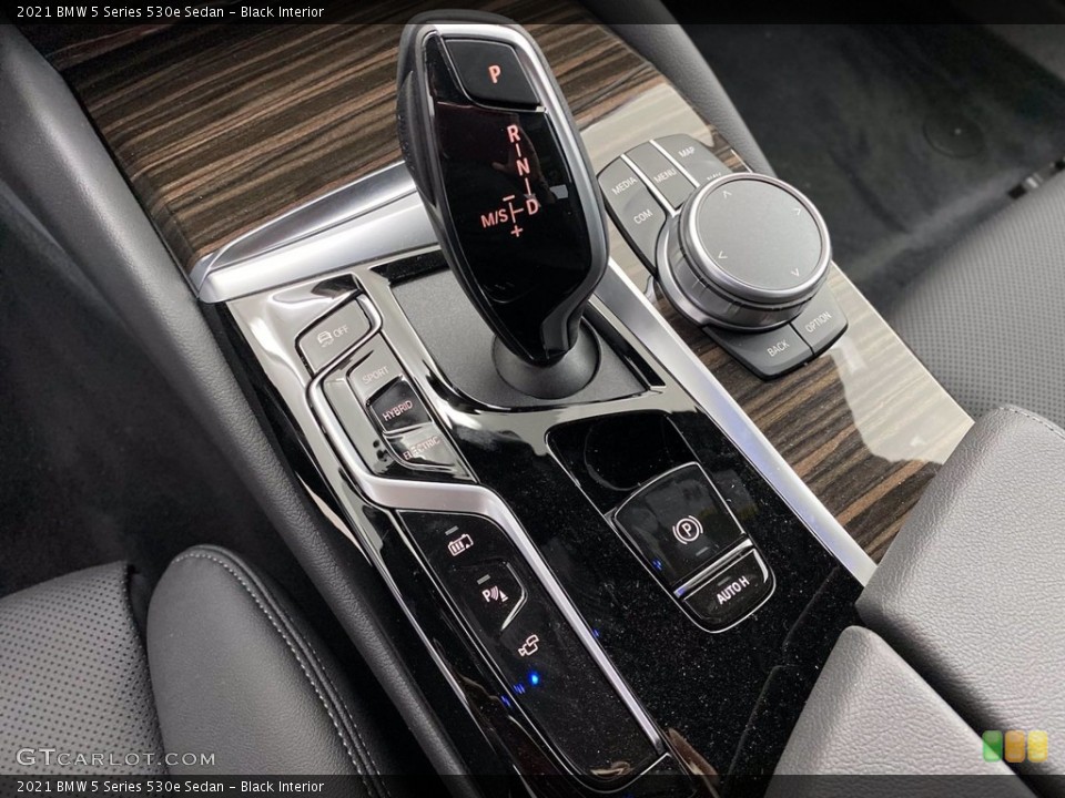 Black Interior Transmission for the 2021 BMW 5 Series 530e Sedan #141778391