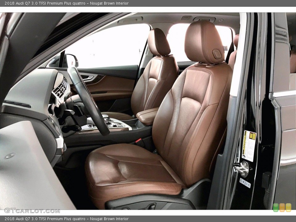 Nougat Brown Interior Front Seat for the 2018 Audi Q7 3.0 TFSI Premium Plus quattro #141779015