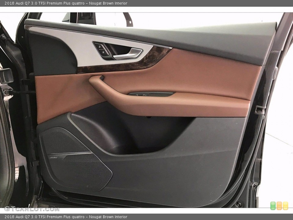 Nougat Brown Interior Door Panel for the 2018 Audi Q7 3.0 TFSI Premium Plus quattro #141779246