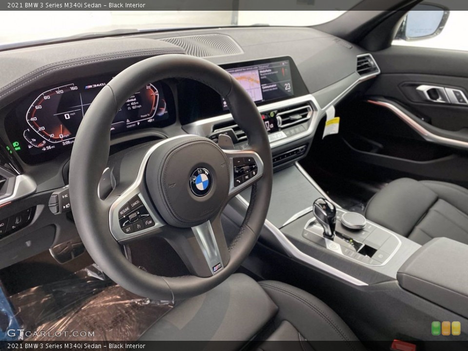 Black Interior Photo for the 2021 BMW 3 Series M340i Sedan #141781025