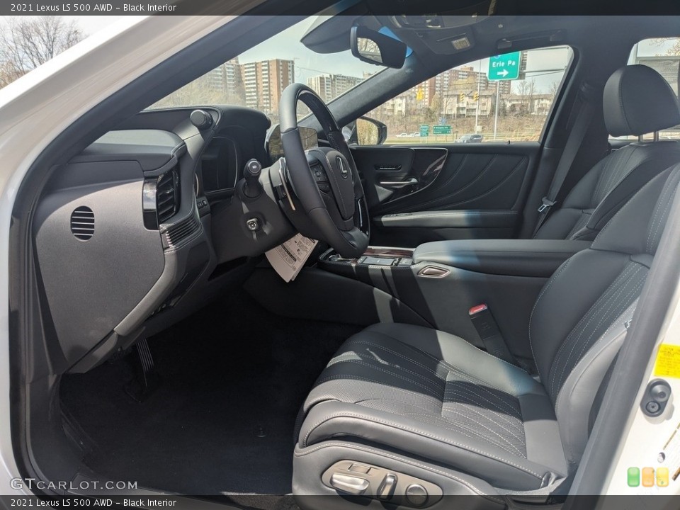 Black Interior Photo for the 2021 Lexus LS 500 AWD #141781055