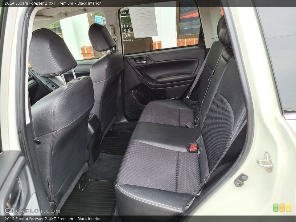 Black Interior Rear Seat for the 2014 Subaru Forester 2.0XT Premium #141782774