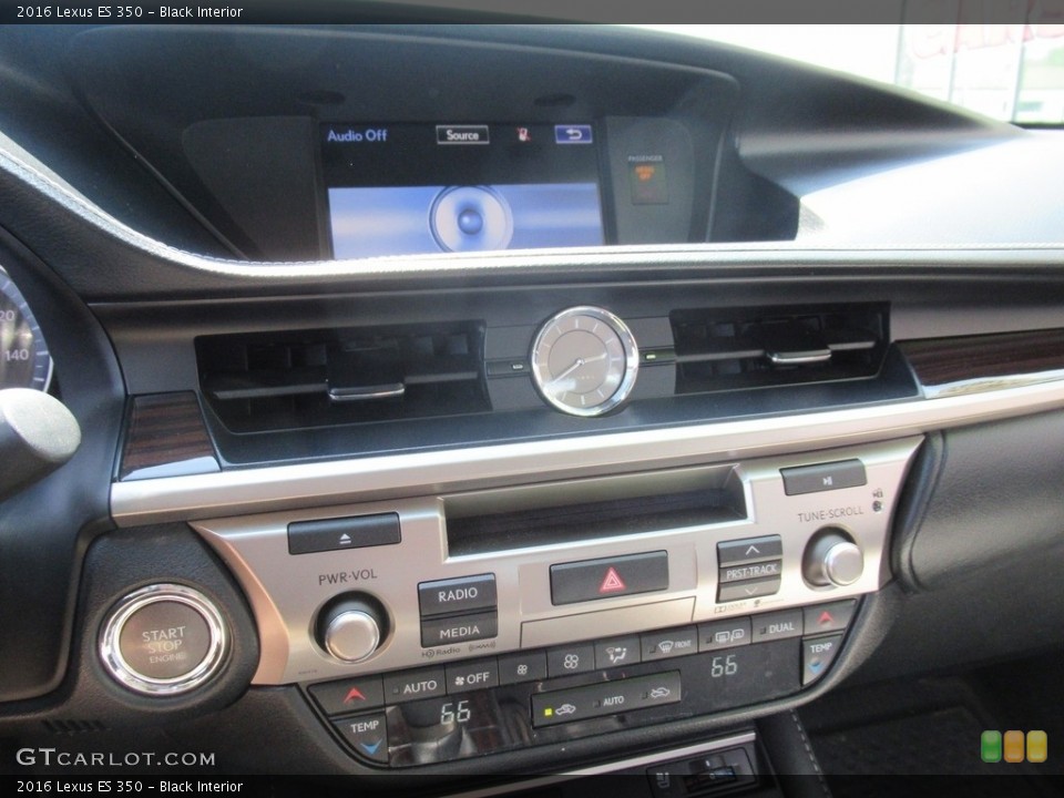 Black Interior Controls for the 2016 Lexus ES 350 #141785807