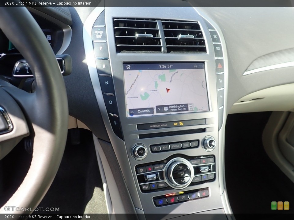 Cappuccino Interior Controls for the 2020 Lincoln MKZ Reserve #141786308