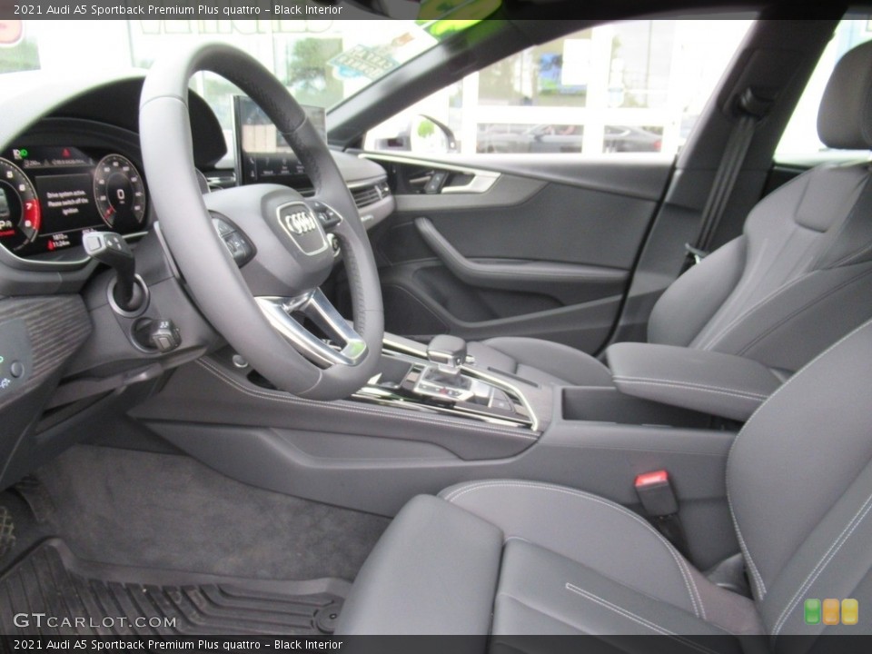 Black Interior Front Seat for the 2021 Audi A5 Sportback Premium Plus quattro #141787528