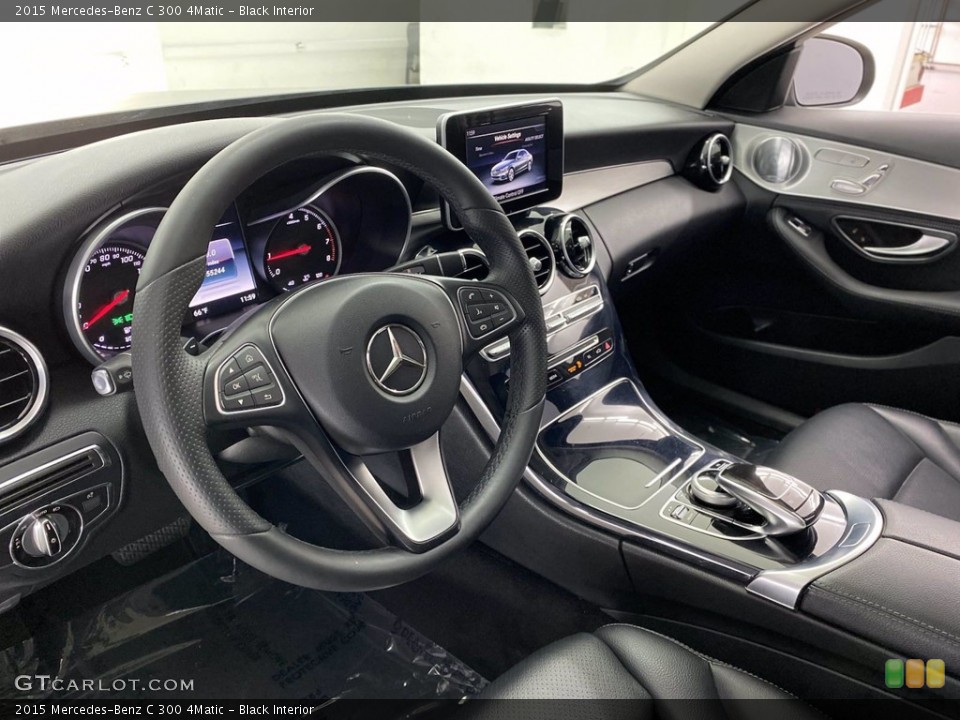 Black Interior Photo for the 2015 Mercedes-Benz C 300 4Matic #141787726