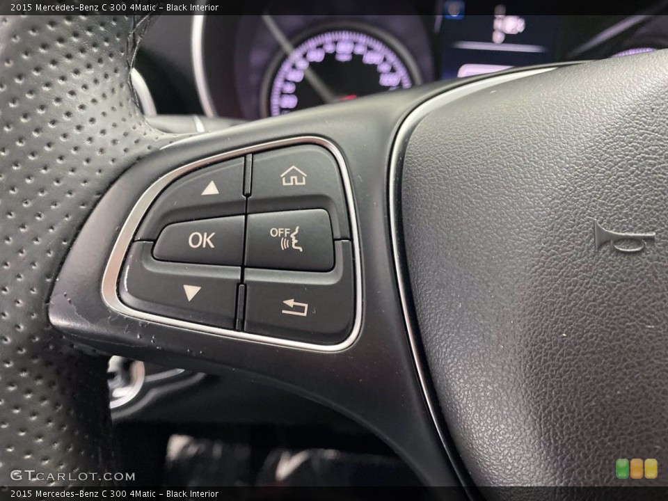 Black Interior Controls for the 2015 Mercedes-Benz C 300 4Matic #141787801