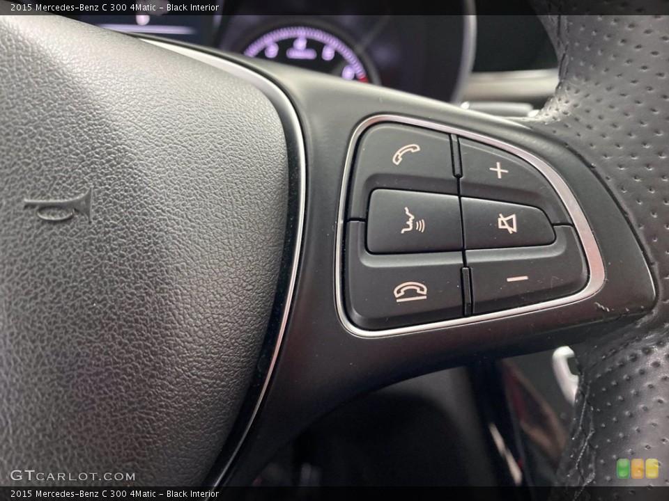 Black Interior Controls for the 2015 Mercedes-Benz C 300 4Matic #141787837