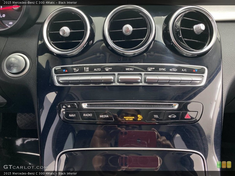 Black Interior Controls for the 2015 Mercedes-Benz C 300 4Matic #141787960