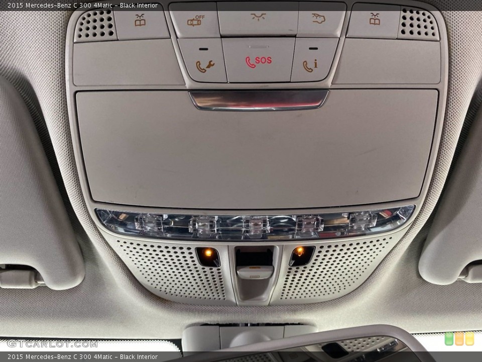 Black Interior Controls for the 2015 Mercedes-Benz C 300 4Matic #141788060