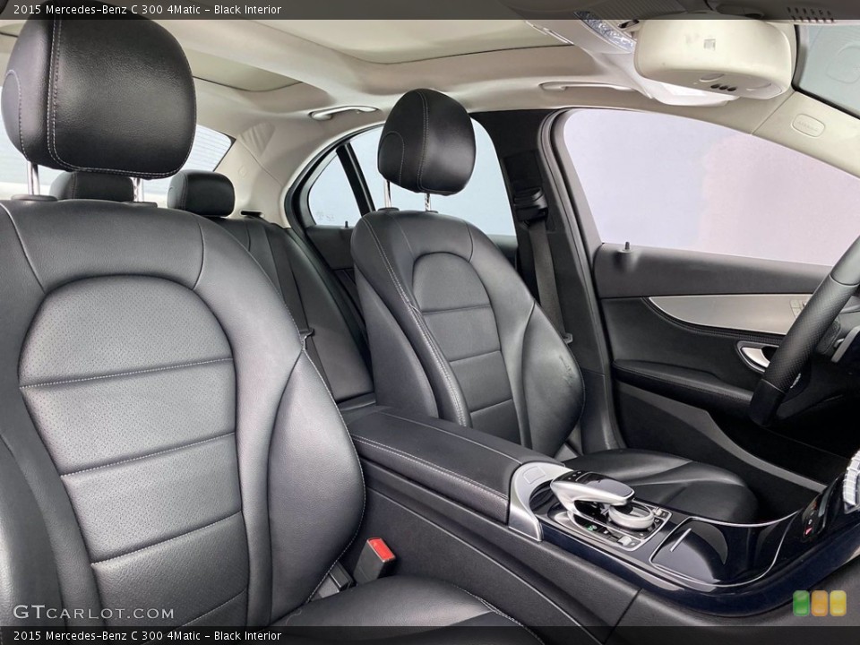 Black Interior Front Seat for the 2015 Mercedes-Benz C 300 4Matic #141788155