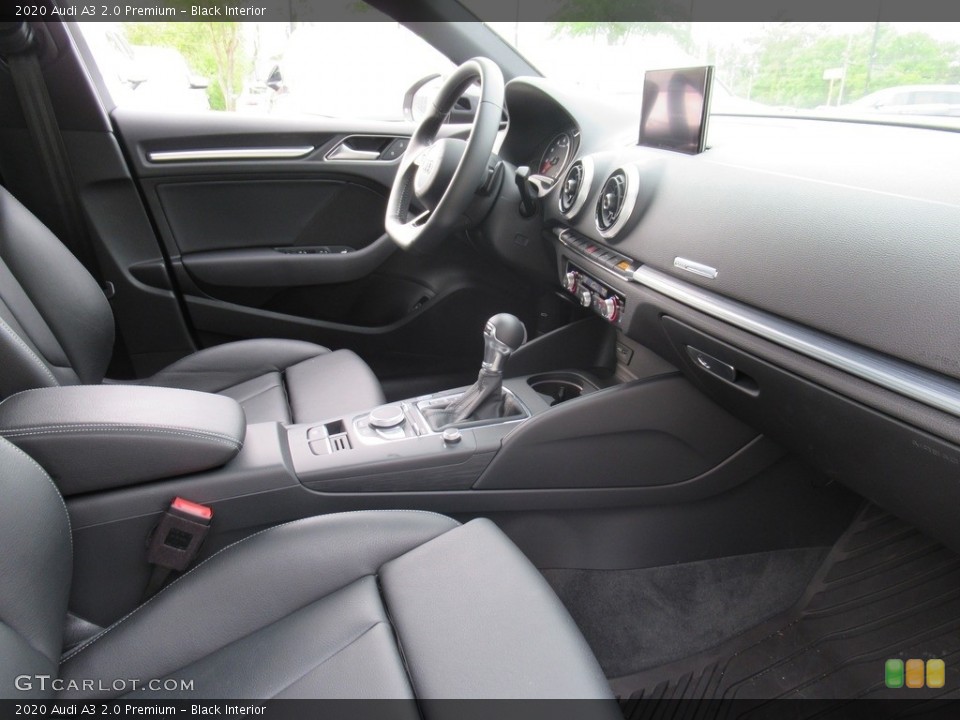 Black Interior Front Seat for the 2020 Audi A3 2.0 Premium #141789343