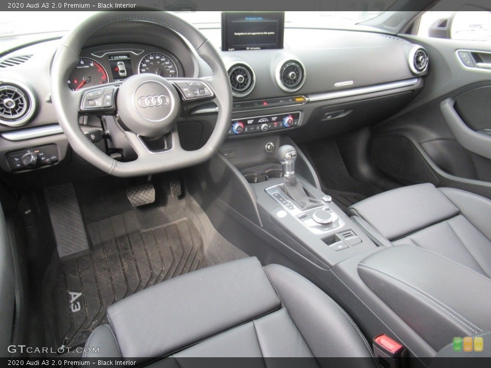 Black Interior Photo for the 2020 Audi A3 2.0 Premium #141789391