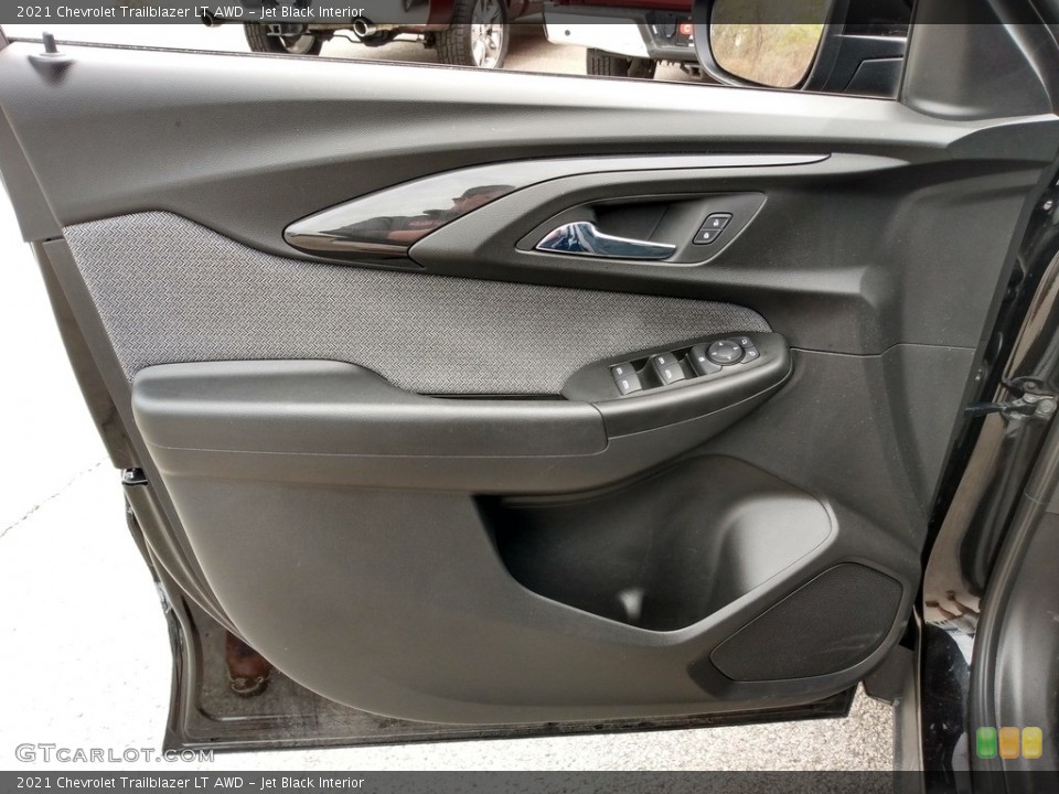Jet Black Interior Door Panel for the 2021 Chevrolet Trailblazer LT AWD #141790421