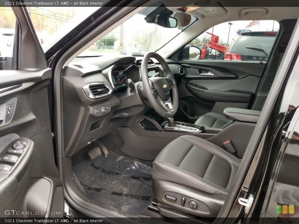 Jet Black 2021 Chevrolet Trailblazer Interiors
