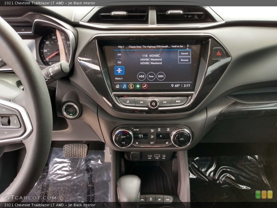 Jet Black Interior Controls for the 2021 Chevrolet Trailblazer LT AWD #141790445
