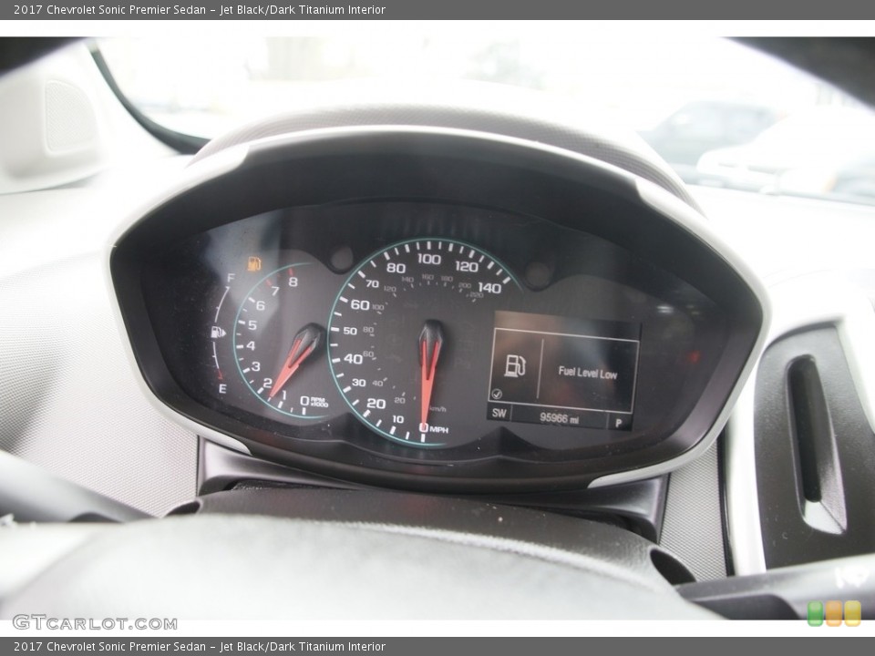 Jet Black/Dark Titanium Interior Gauges for the 2017 Chevrolet Sonic Premier Sedan #141791196