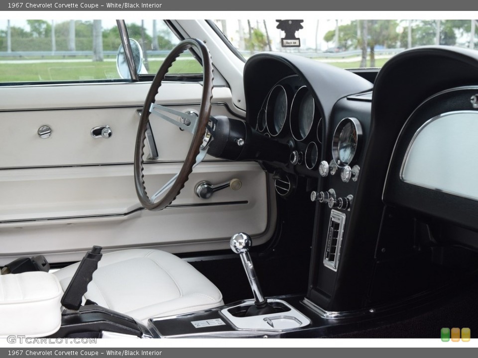 White/Black Interior Dashboard for the 1967 Chevrolet Corvette Coupe #141793820