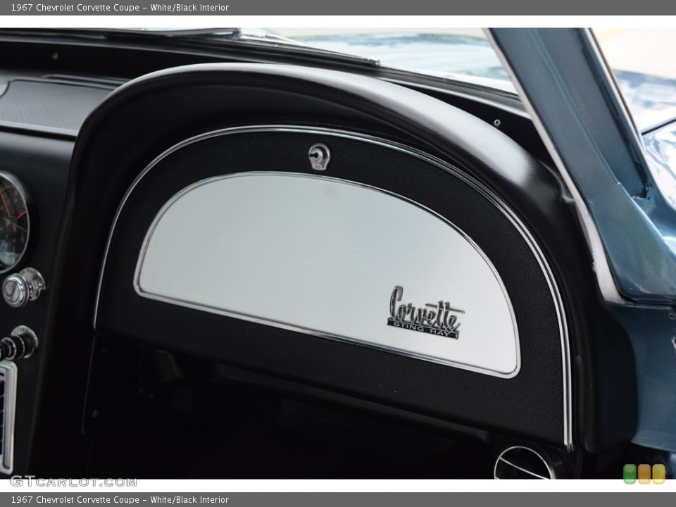White/Black Interior Dashboard for the 1967 Chevrolet Corvette Coupe #141793844
