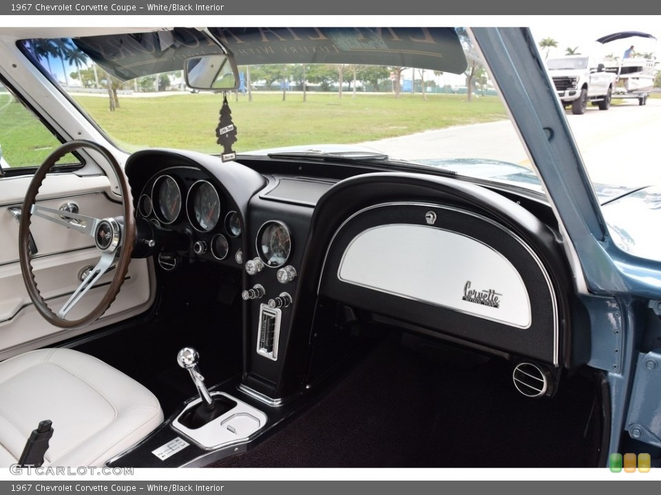 White/Black Interior Dashboard for the 1967 Chevrolet Corvette Coupe #141793883