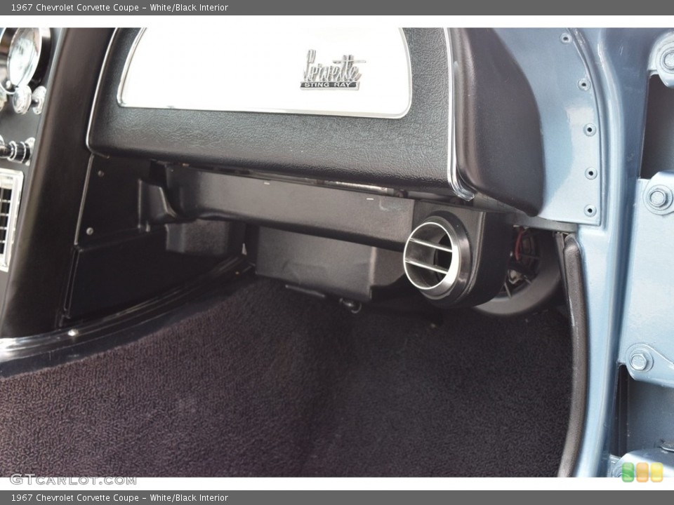 White/Black Interior Dashboard for the 1967 Chevrolet Corvette Coupe #141793982