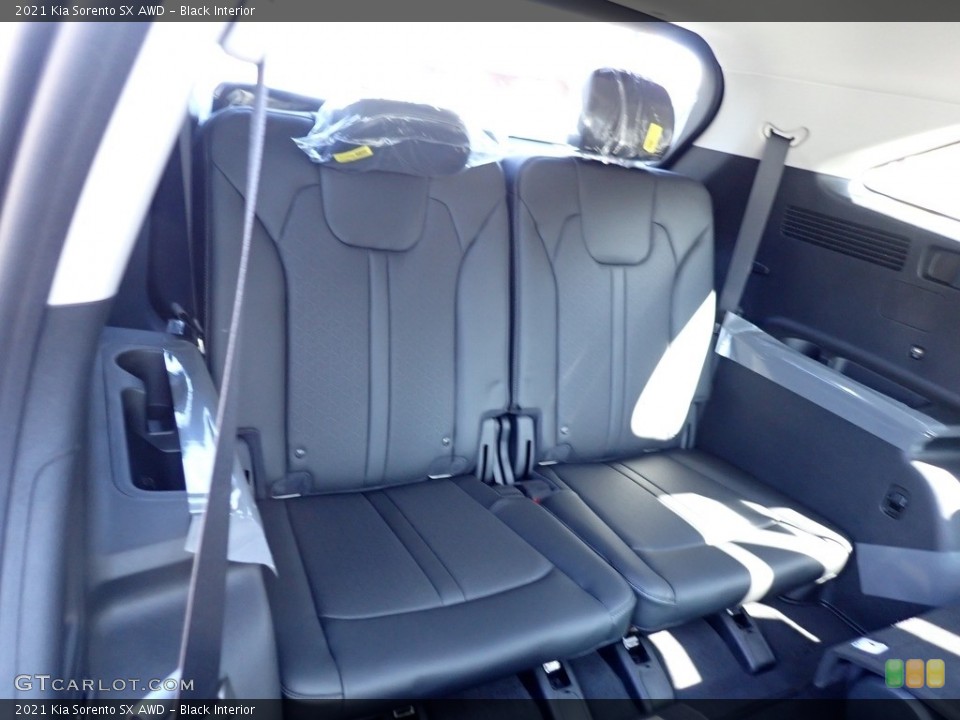 Black Interior Rear Seat for the 2021 Kia Sorento SX AWD #141794099