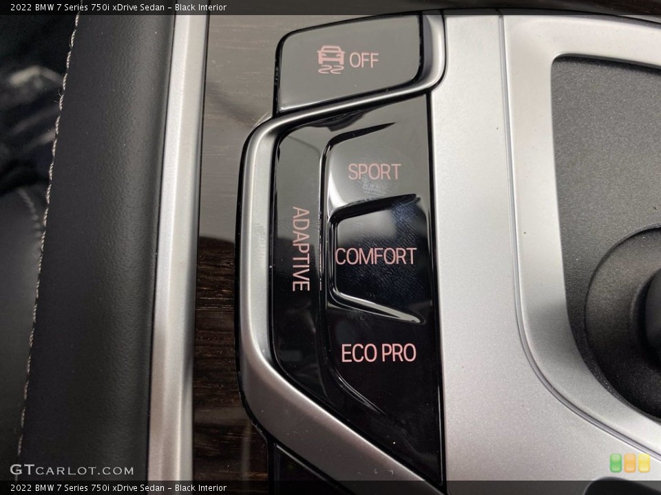 Black Interior Controls for the 2022 BMW 7 Series 750i xDrive Sedan #141794576