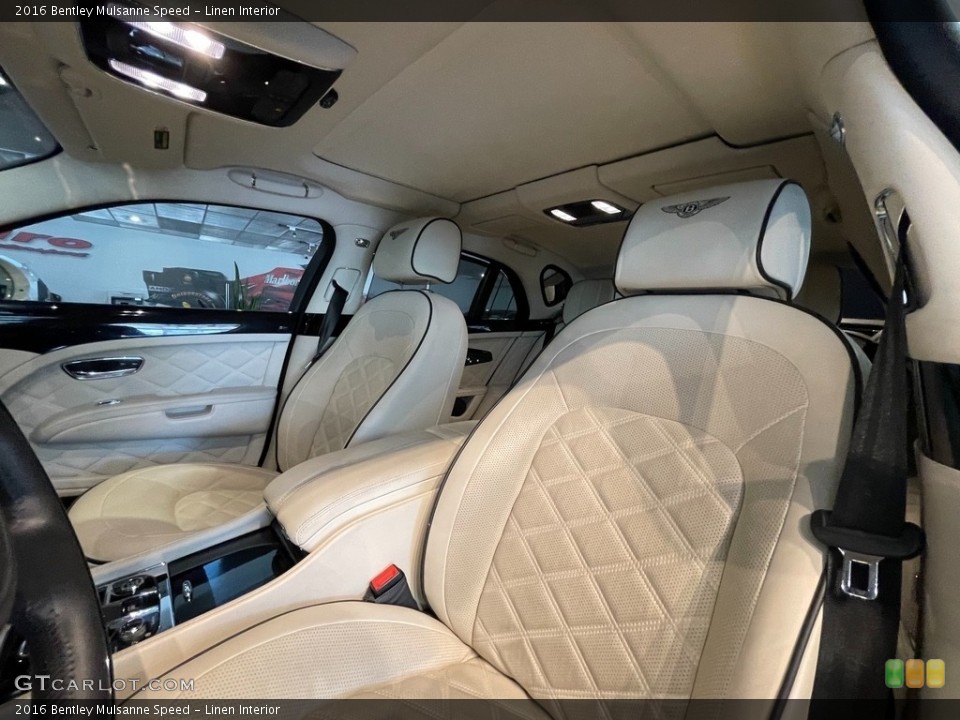 Linen Interior Front Seat for the 2016 Bentley Mulsanne Speed #141797592