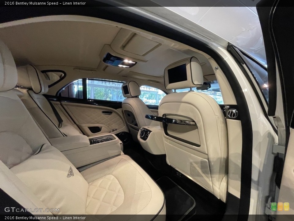 Linen Interior Rear Seat for the 2016 Bentley Mulsanne Speed #141797666