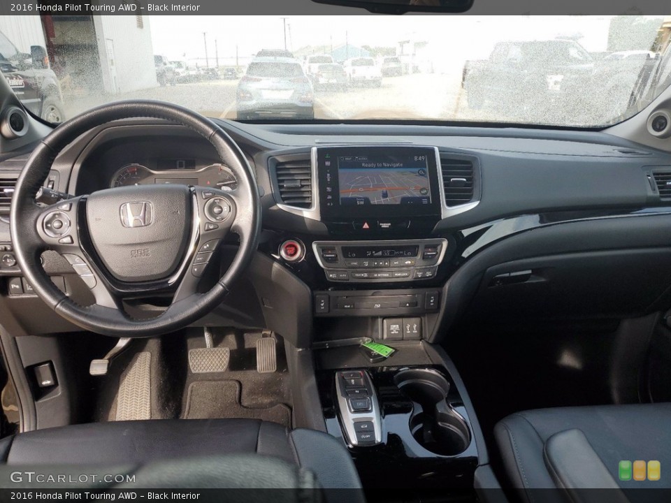 Black Interior Dashboard for the 2016 Honda Pilot Touring AWD #141798158