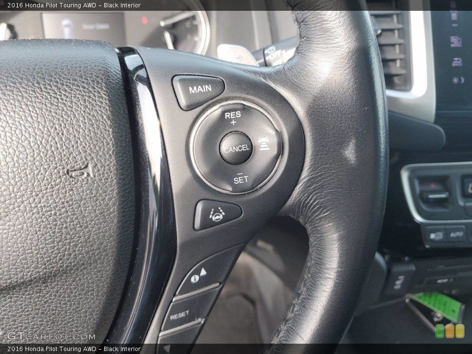 Black Interior Steering Wheel for the 2016 Honda Pilot Touring AWD #141798494