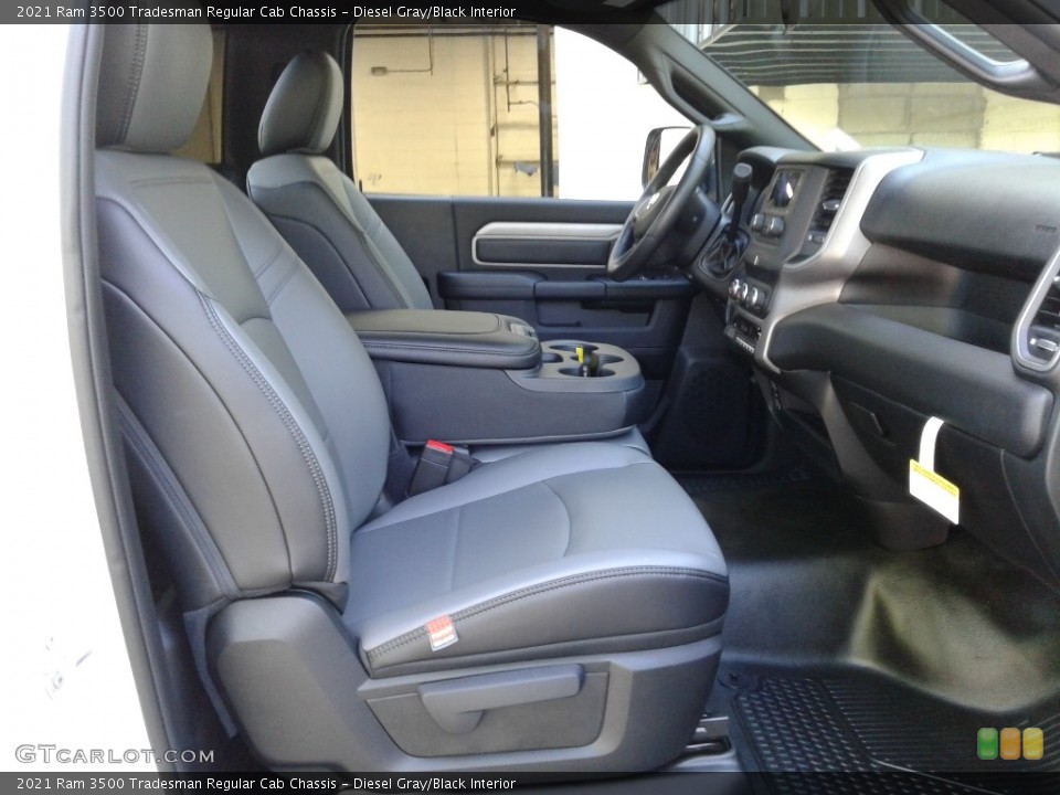 Diesel Gray/Black Interior Photo for the 2021 Ram 3500 Tradesman Regular Cab Chassis #141798949