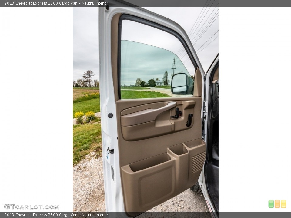 Neutral Interior Door Panel for the 2013 Chevrolet Express 2500 Cargo Van #141799108