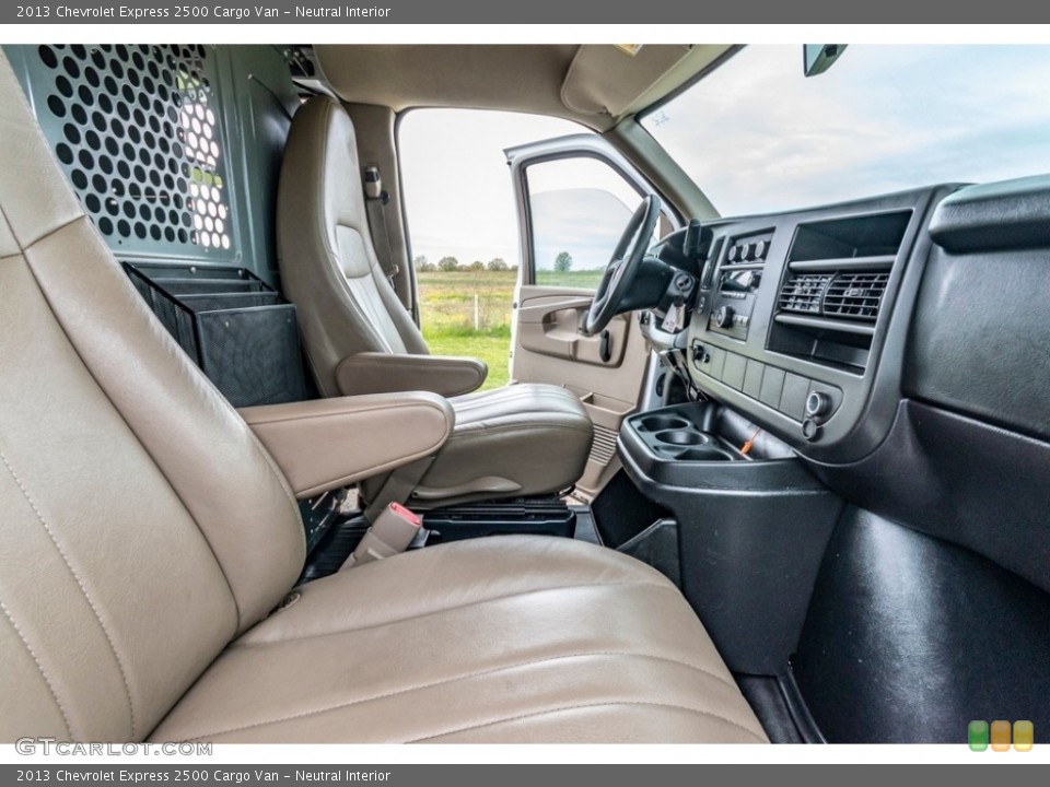 Neutral Interior Front Seat for the 2013 Chevrolet Express 2500 Cargo Van #141799319