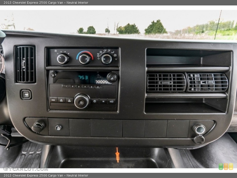 Neutral Interior Controls for the 2013 Chevrolet Express 2500 Cargo Van #141799367