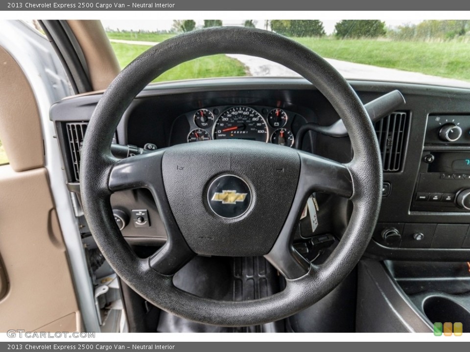 Neutral Interior Steering Wheel for the 2013 Chevrolet Express 2500 Cargo Van #141799387