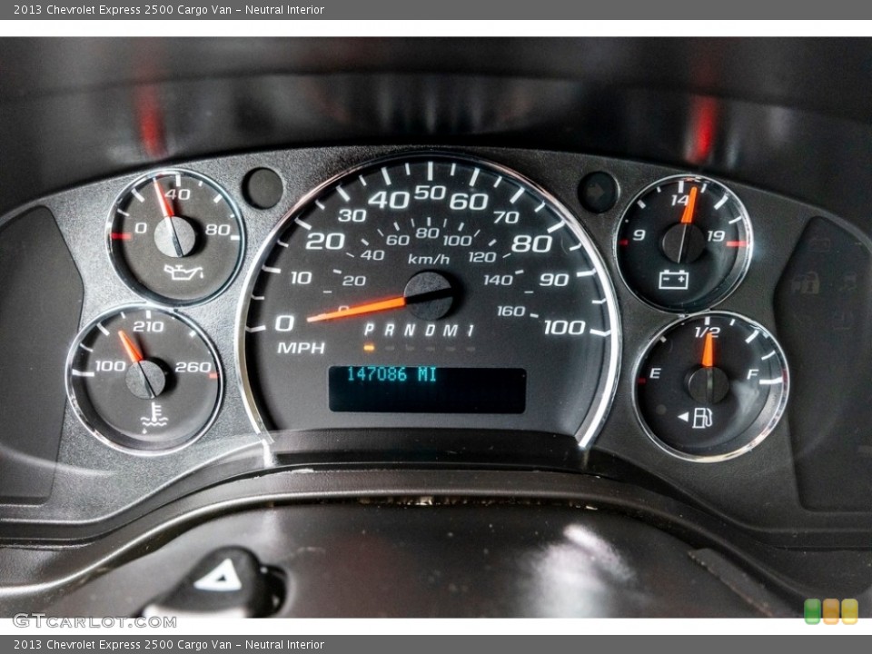 Neutral Interior Gauges for the 2013 Chevrolet Express 2500 Cargo Van #141799409