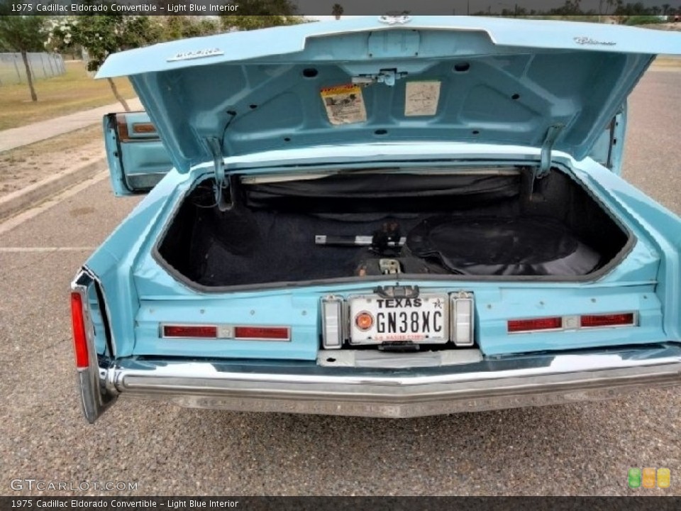 Light Blue Interior Trunk for the 1975 Cadillac Eldorado Convertible #141799745