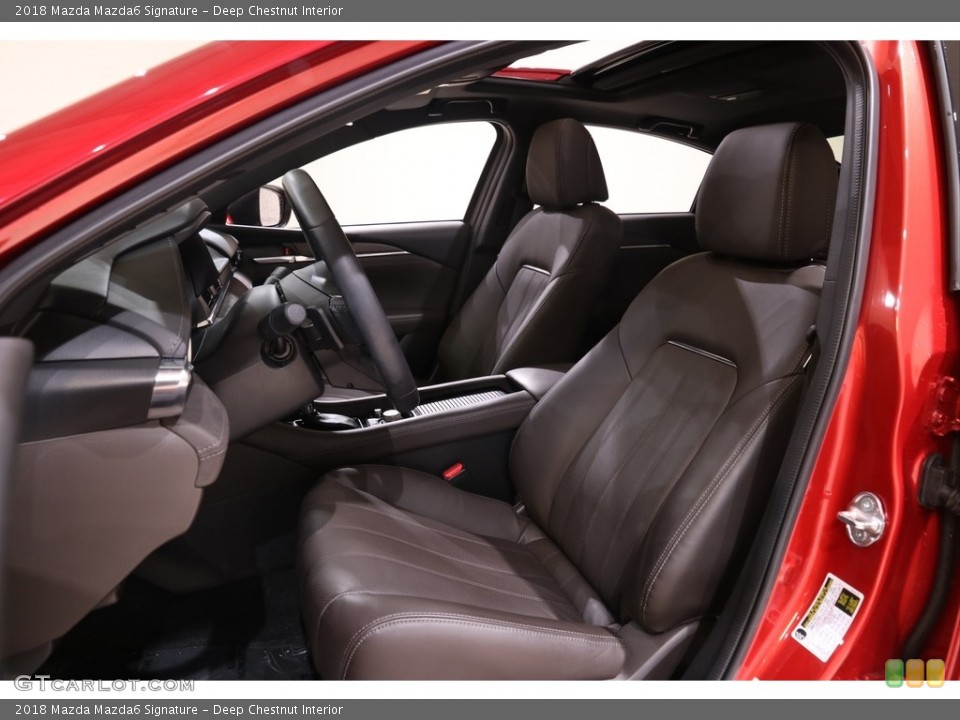 Deep Chestnut Interior Front Seat for the 2018 Mazda Mazda6 Signature #141800582