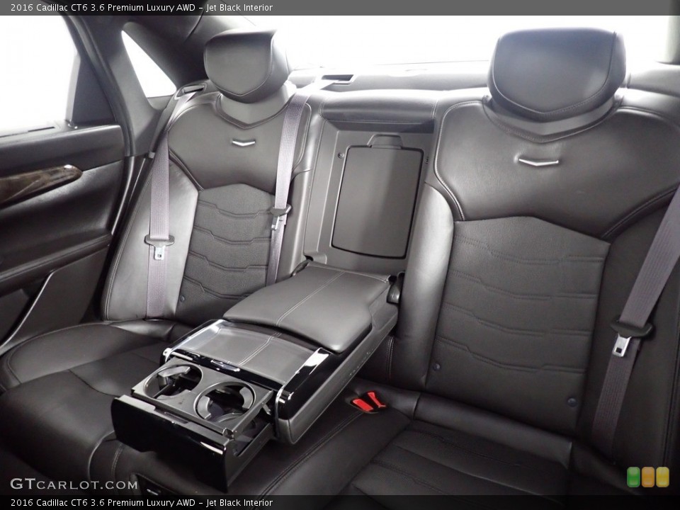 Jet Black Interior Rear Seat for the 2016 Cadillac CT6 3.6 Premium Luxury AWD #141800870