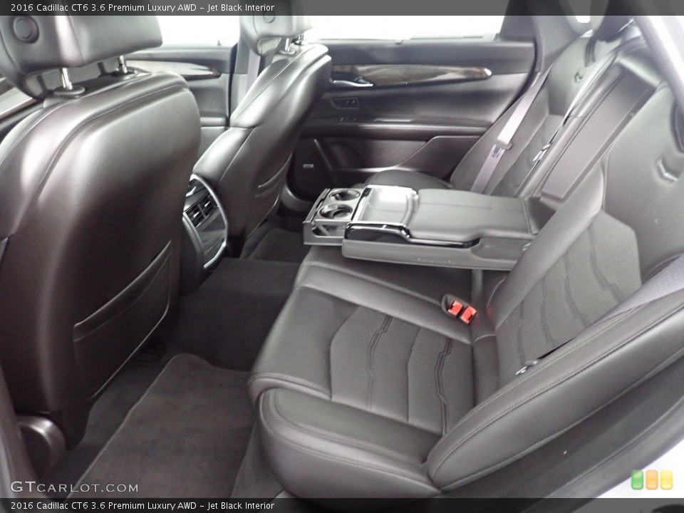 Jet Black Interior Rear Seat for the 2016 Cadillac CT6 3.6 Premium Luxury AWD #141800897
