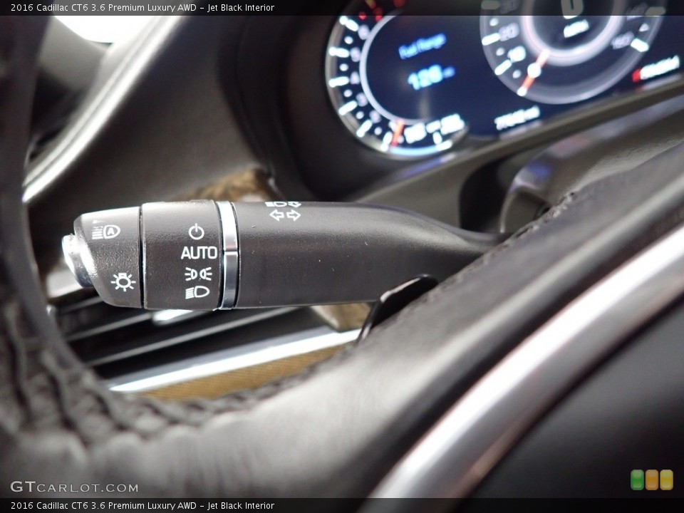 Jet Black Interior Controls for the 2016 Cadillac CT6 3.6 Premium Luxury AWD #141801008