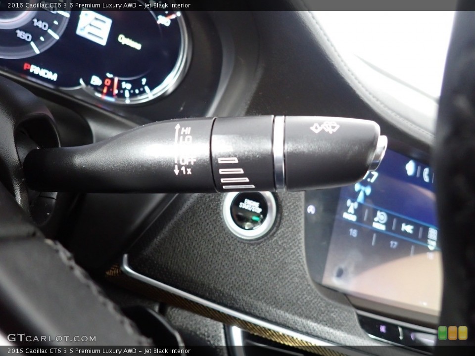 Jet Black Interior Controls for the 2016 Cadillac CT6 3.6 Premium Luxury AWD #141801032