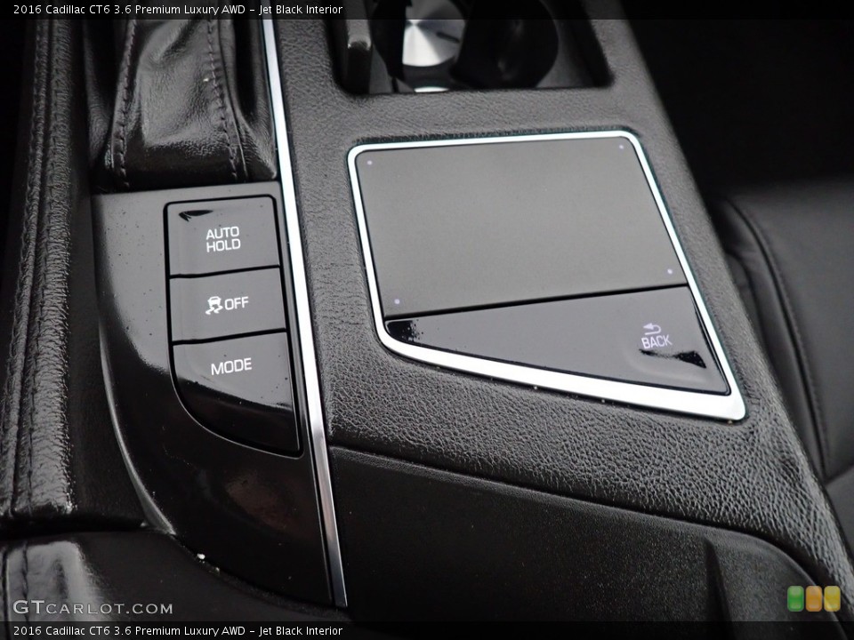 Jet Black Interior Controls for the 2016 Cadillac CT6 3.6 Premium Luxury AWD #141801083