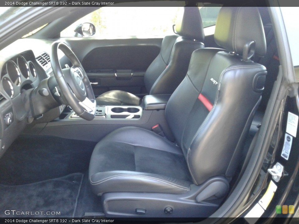 Dark Slate Gray Interior Front Seat for the 2014 Dodge Challenger SRT8 392 #141803944