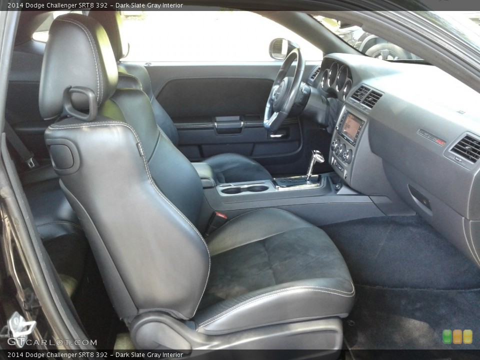 Dark Slate Gray Interior Front Seat for the 2014 Dodge Challenger SRT8 392 #141804106
