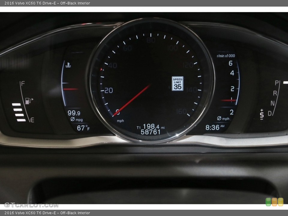 Off-Black Interior Gauges for the 2016 Volvo XC60 T6 Drive-E #141805246