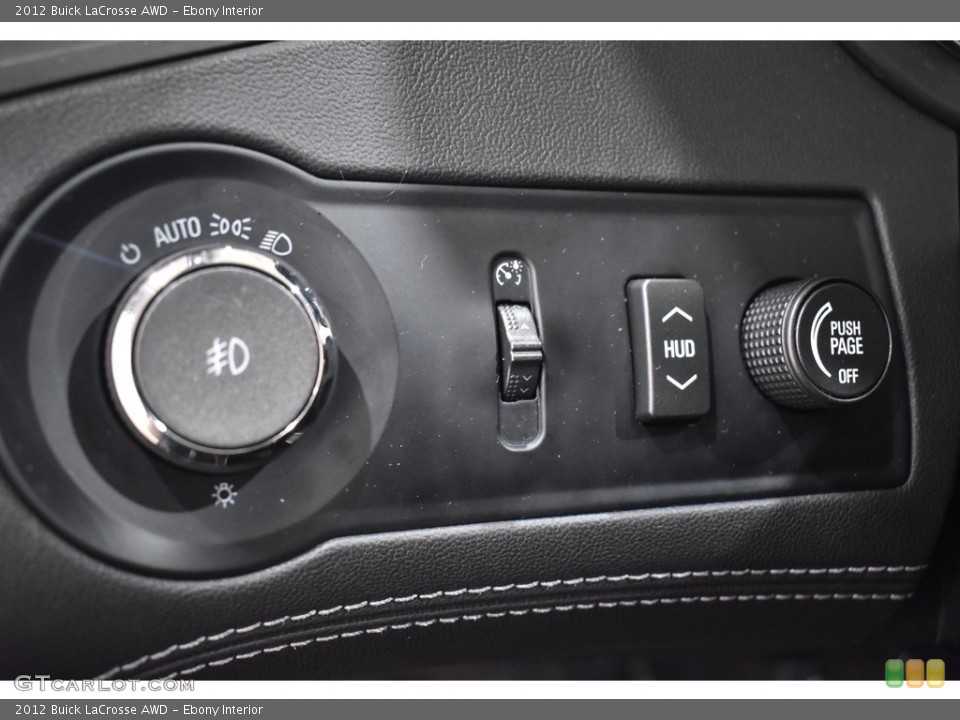 Ebony Interior Controls for the 2012 Buick LaCrosse AWD #141805812