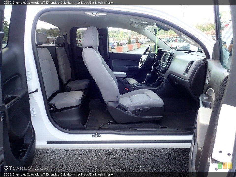 Jet Black/Dark Ash Interior Front Seat for the 2019 Chevrolet Colorado WT Extended Cab 4x4 #141811426